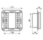 Tastsensor KNX AS/A UP perlmutt 4f 8pkt Mit Busankopplung m.LED-Anz