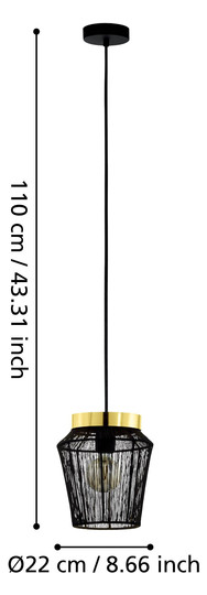 EGLO Hängeleuchte/1 E27            99806 