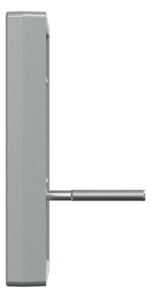 Zentralplatte TAE 2f System M alu Schraubbef