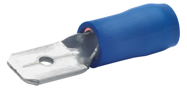 Flachstecker Ms bl 1,5-2,5qmm teiliso fl_6,3x0,8mm fl 6,3x0,8mm