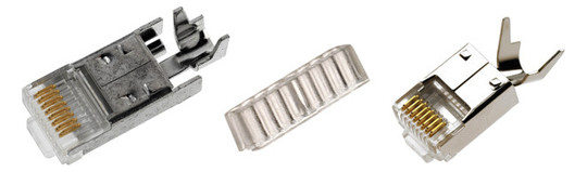Presseinsatz CLICK´N´CRIMP Western geschirmte Western-Stecker