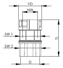 WISKA Wellrohr-           EBFSI-12-20-BK 