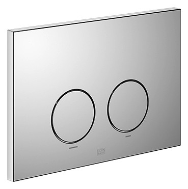Dornbracht Betätigungsplatte für WC-UP-Spülkasten Geberit rund, Bronze gebürstet