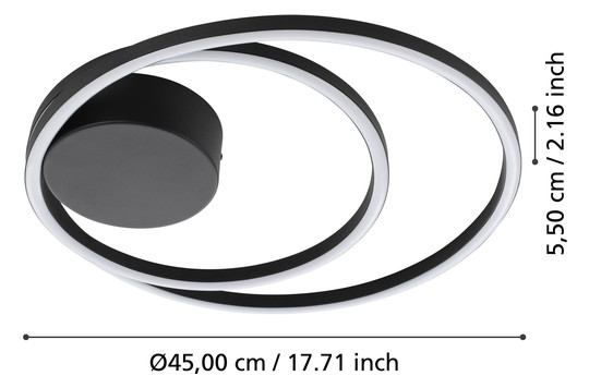 EGLO Wand und Deckenleuchte       900471 
