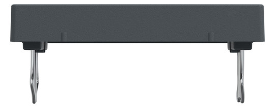 Zentralplatte USB 2f anth Klemmbef m.Aufdr