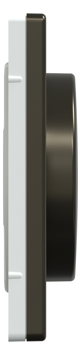 Drehknopf Symbol Dimmer System Design mokka glz