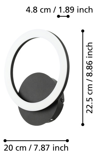 EGLO Wand und Deckenleuchte       900324 