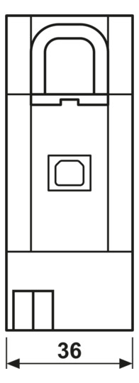 Datenschnittstelle REG 2TE KNX USB