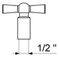 Schlösser Steckschlüssel DN 15, 1/2", mit Innenverzahnung