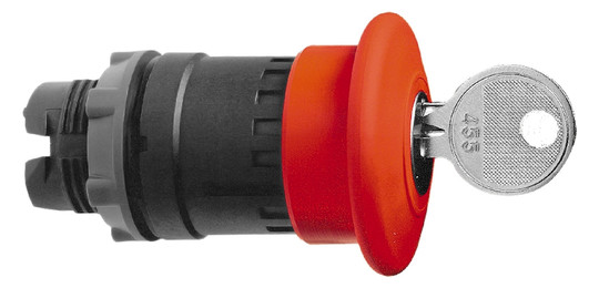Frontelement für Not-Aus Ø22mm rt rnd IP66 hoch Schaltfunktion verrastend