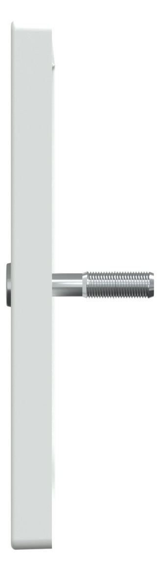 Zentralplatte Sat/TV/Radi System M akws Schraubbef 4f aktivweiß