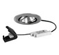 LED-Einbaustrahler 6W 3000K 630lm Konv chr glz 1LED Alu IP20 mediumstrahlend