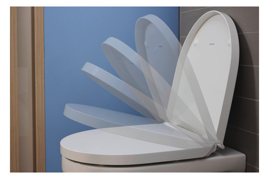 Duravit Wand-WC Set No. 1 mit WC-Sitz, Rimless, weiß