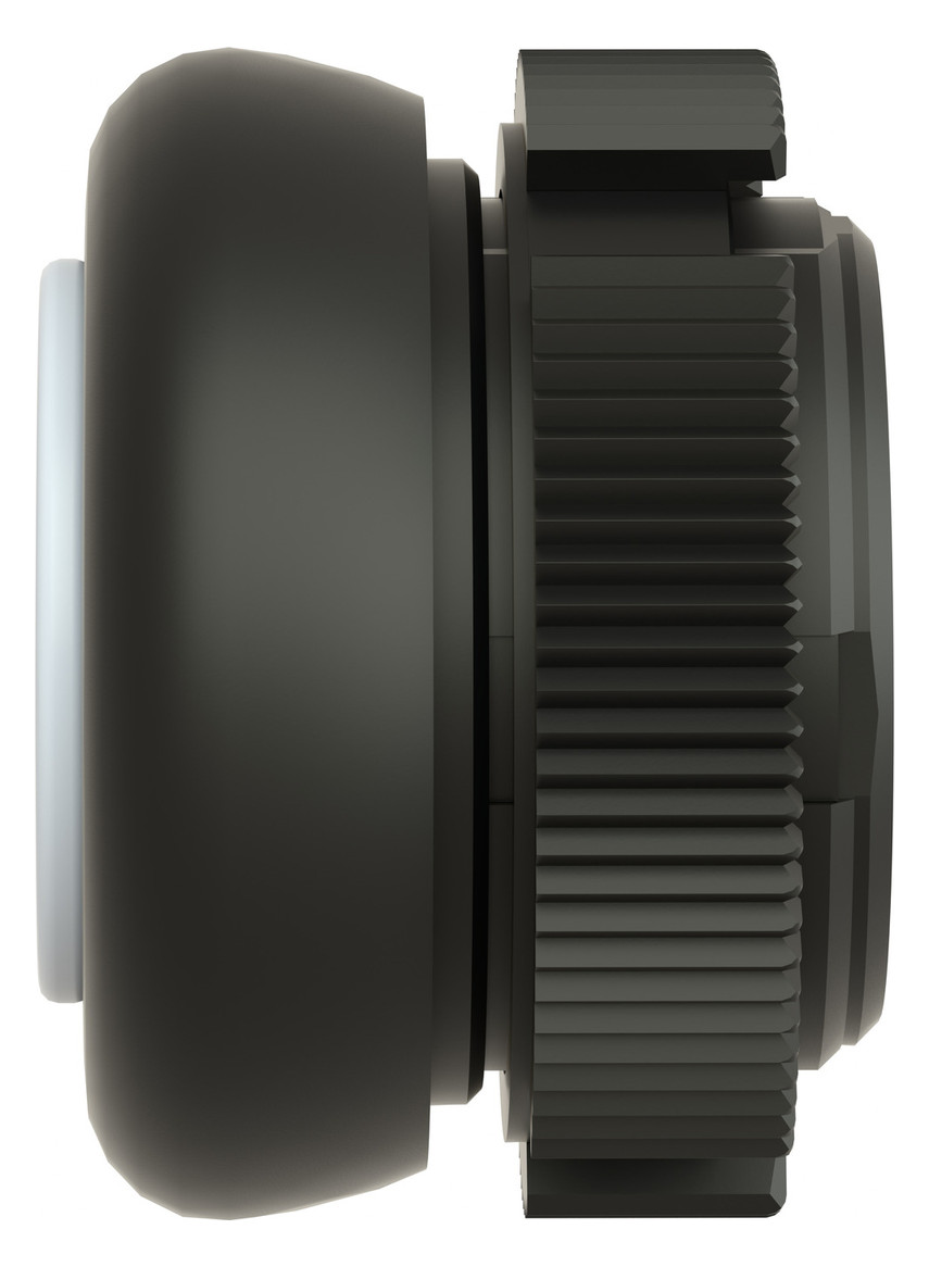 Drucktaster Front 1f ws Ø22,5mm rnd IP65 Tastend