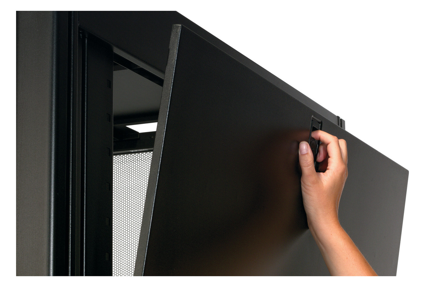 Netzwerkschrank 48HE B750xH2258xT1200mm IP20 Mit rückseitiger Tür pulverbesch