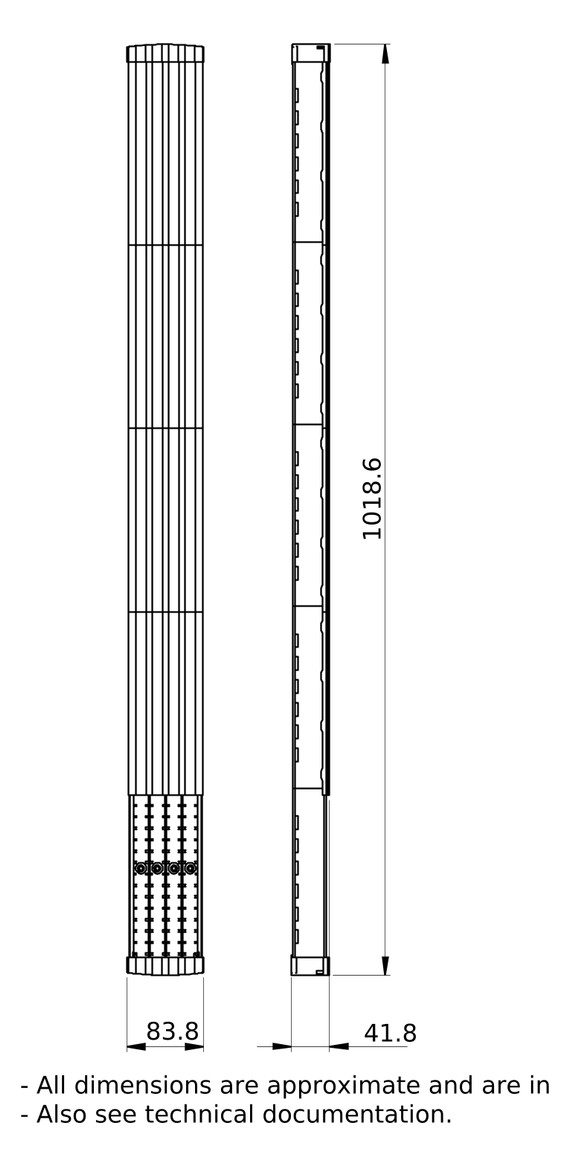 Sammelschiene 250A fl 1000xxmm