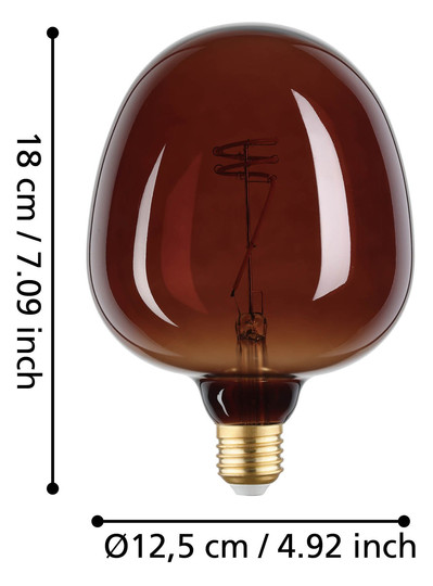 EGLO Leuchtmittel E27-LED G125 4W 110266 