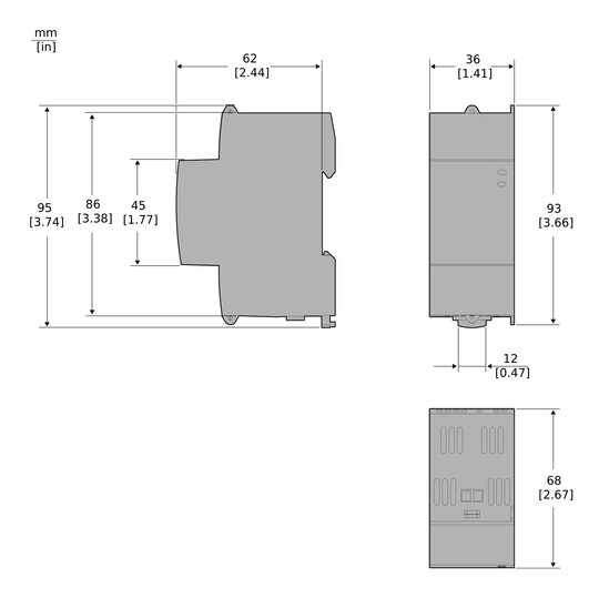 Schneider PowerLogic DIN   METSEEM3570PS 