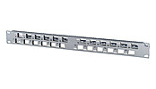 Modulträger 24Ports 1HE Schirm 44,45x482,6x90mm 19Zoll-Einbau