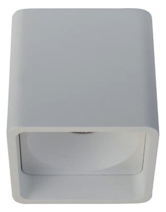 LED-Anbaustrahler 12,5W QUBIC 3000K 1LED 1130lm Konv Alu IP20 ws mt 100x100x111mm