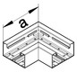 Flachwinkel GEB-K UT 68x100mm Kst ver-ws unbeh RAL9016