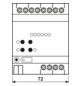 Schaltaktor KNX REG 4TE 6f 16A 3000W 110-230V Vor Ort-/Handbedienung