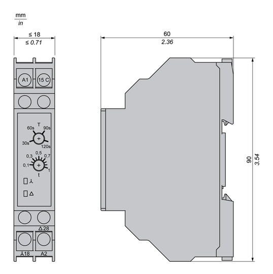 Schneider Zeitrelais Easy      RE10RQM7N 