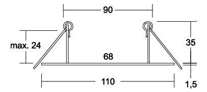 Reduzierring sw ST Ø110mm