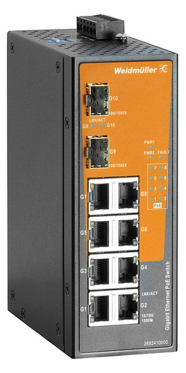 Weidmüller IE-SW-EL10-8GTPOE-2GESFP 
