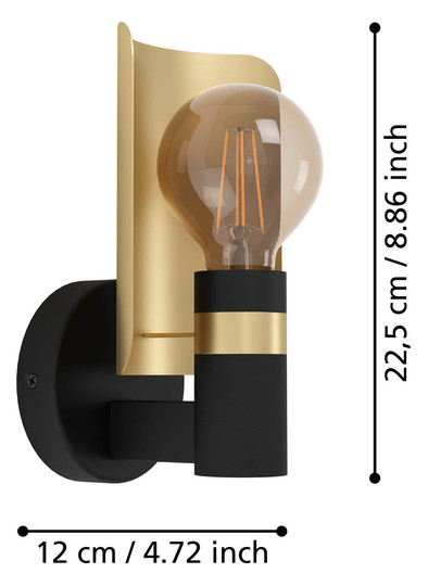 EGLO Wandleuchte/1 E27            900375 