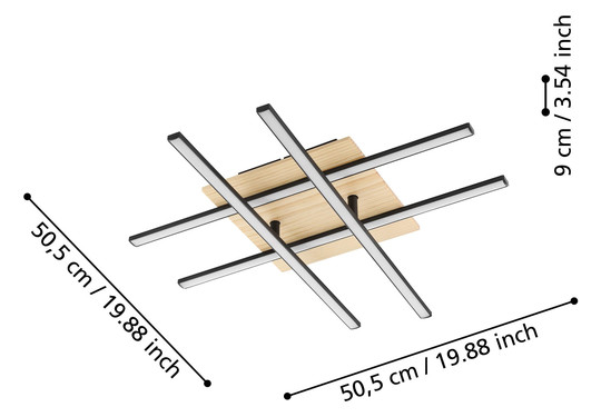 EGLO Wand und Deckenleuchte        99793 