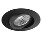 LED-Einbaustrahler 6,7W 3000K 570lm sw mt IP20 1LED Alu RF:hochglänzend