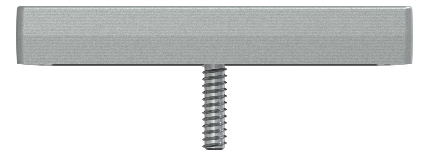 Zentralplatte Sat/TV/Radi System M alu Schraubbef 3f