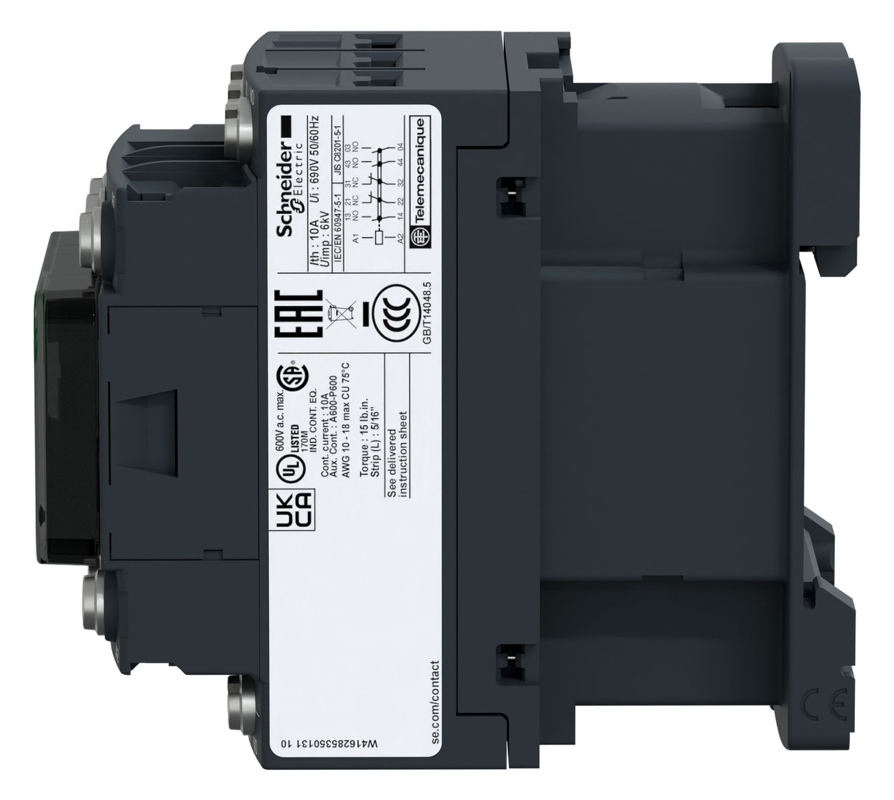 Hilfsschütz AC 5S/Hilf 230V/50Hz 230V/60Hz 10A