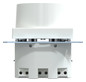 Fi-Steckdose 1f akws glz System M UP m.BS IP20 aktivweiß