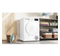 Wärmepumpentrockner E C 8kg ws 65dB re stufenl 138kWh Restzeit