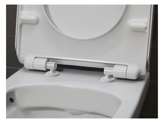 Duravit Wand-WC Set No. 1 mit WC-Sitz, Rimless, weiß