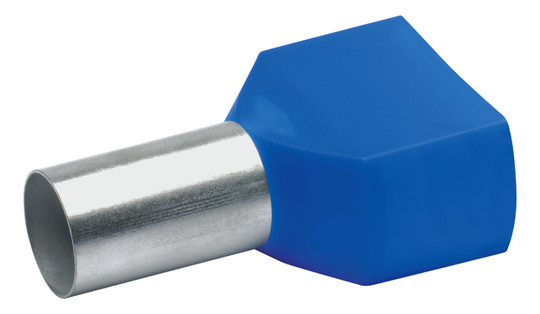 ZW-Aderendhülse 16qmm 14mm isol PP bl Cu Polypropylen (PP) verzinnt