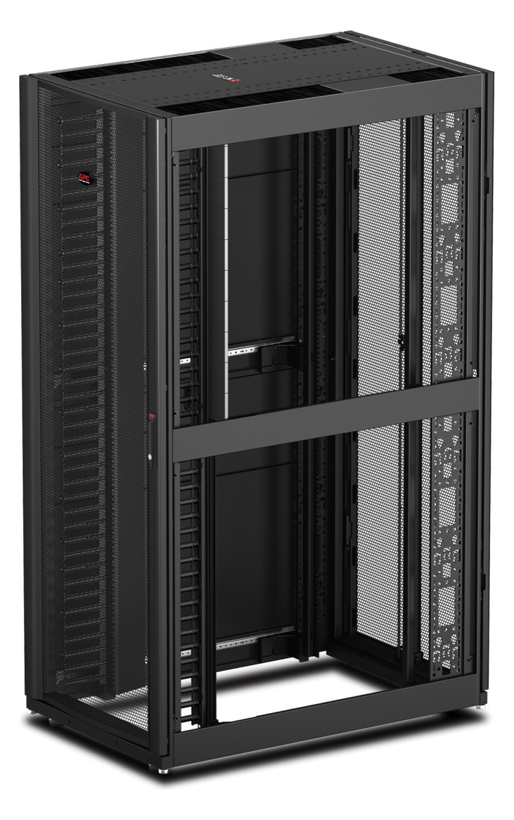 Netzwerkschrank 48HE B750xH2258xT1200mm IP20 Mit rückseitiger Tür pulverbesch