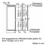 Kühl-/Gefrierkombi EB D ws 184/76l 186kwh 1772x558x548mm NoFrost 0°-Zone