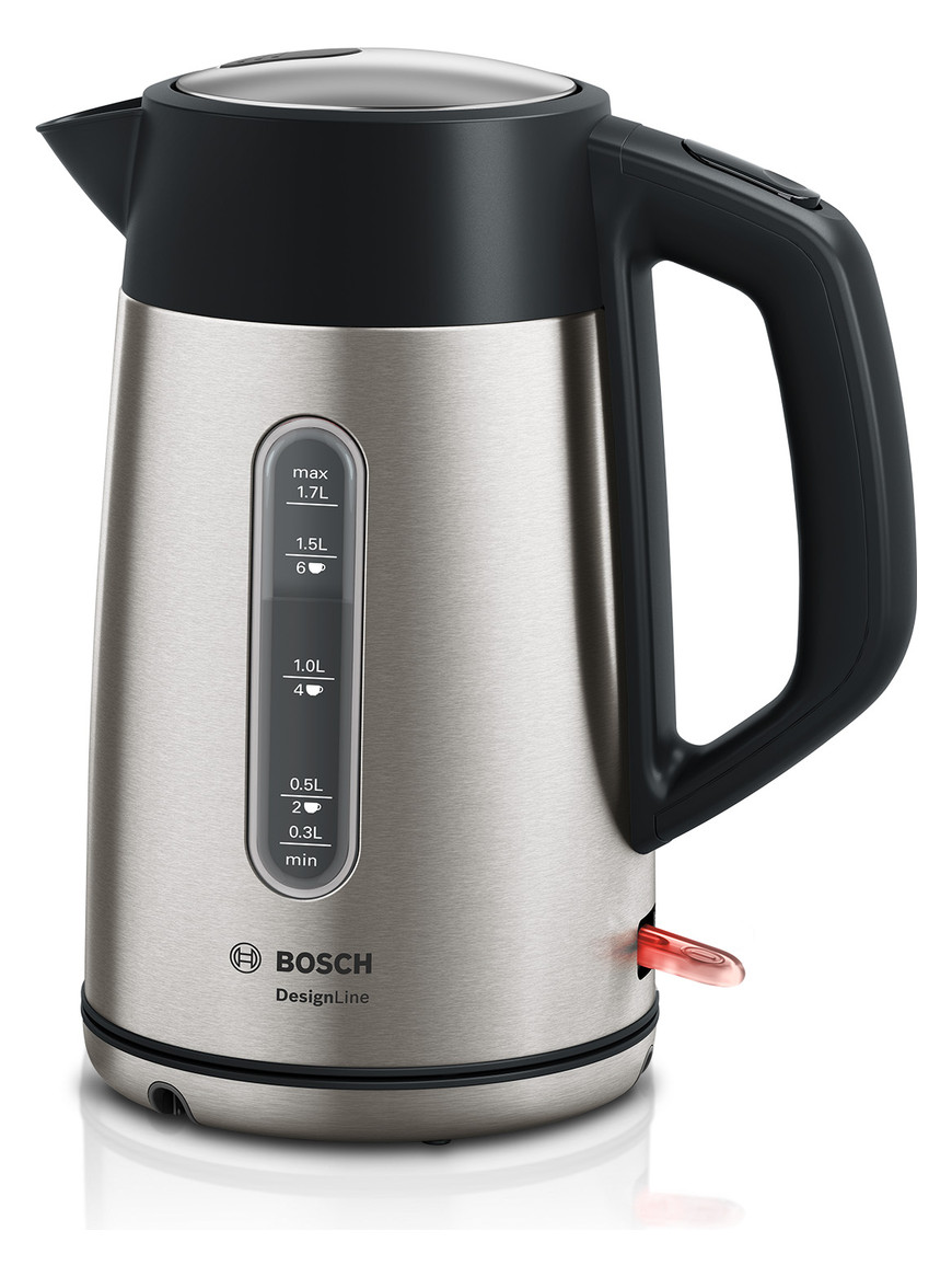 Wasserkocher 1,7l Edst DesignLine 2400W edst/sw Anzeige:außen m.Sieb