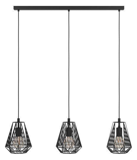 EGLO Hängeleuchte STYPE schwarz    43693 