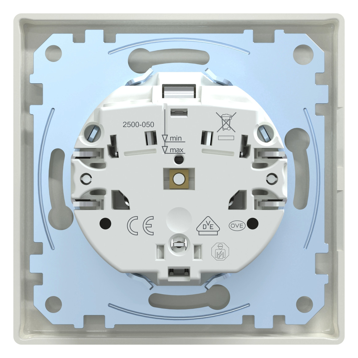 Steckdose 1f polws glz M-SMART UP IP20