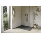 Bette Duschfliese PLUS BetteAir 1000 x 900 mm, raven, Rechteck, glasierter Titan-Stahl, mit Minimum-Täger