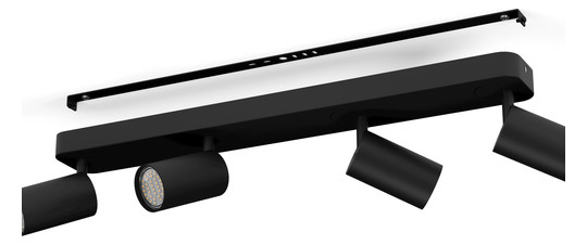 EGLO Balkenspot/4 GU10 Schwarz    900337 