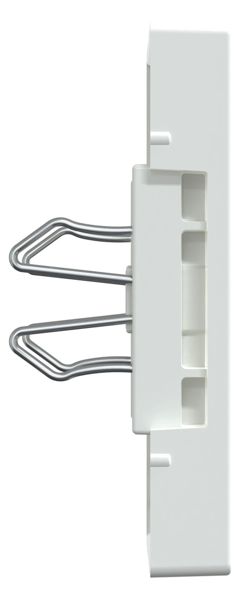 Zentralplatte USB 2f akws Klemmbef m.Aufdr aktivweiß