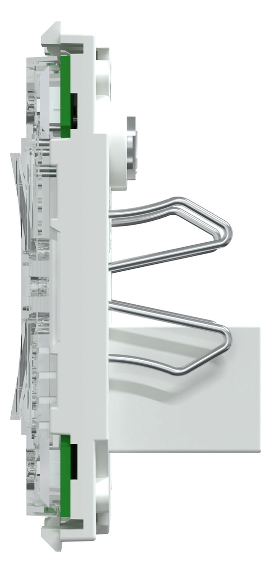 Bedienelement 1f ws f.Dimmeins m.LED-Anz Geeignet für Dimmeinsatz