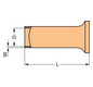 Aderendhülse 1qmm Serie 216 10mm Cu verzinnt