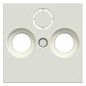 Zentralplatte Sat/TV/Radi System M polws 3f Schraubbef