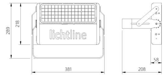 Lichtline Hallenstrahler    444007310110 